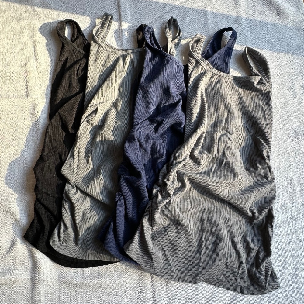 Lot of 4 Old Navy First Layer Maternity Tank Tops - Size Small